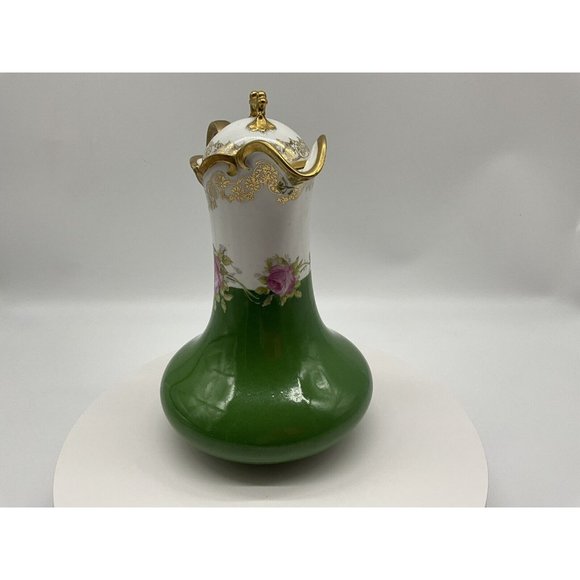 Imperial Crown China Chocolate Pot, Hand Painted, Vienna Austria - Picture 11 of 16